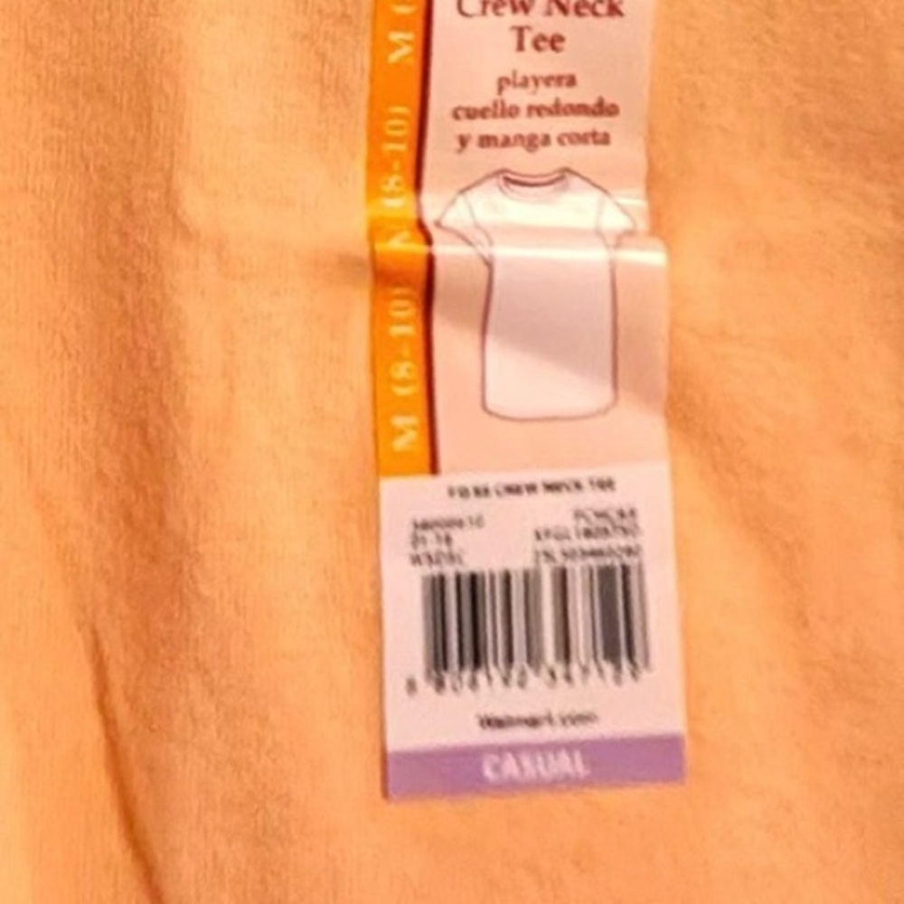 Faded Glory Orange Short Sleeve Tee - Picture 6 of 7